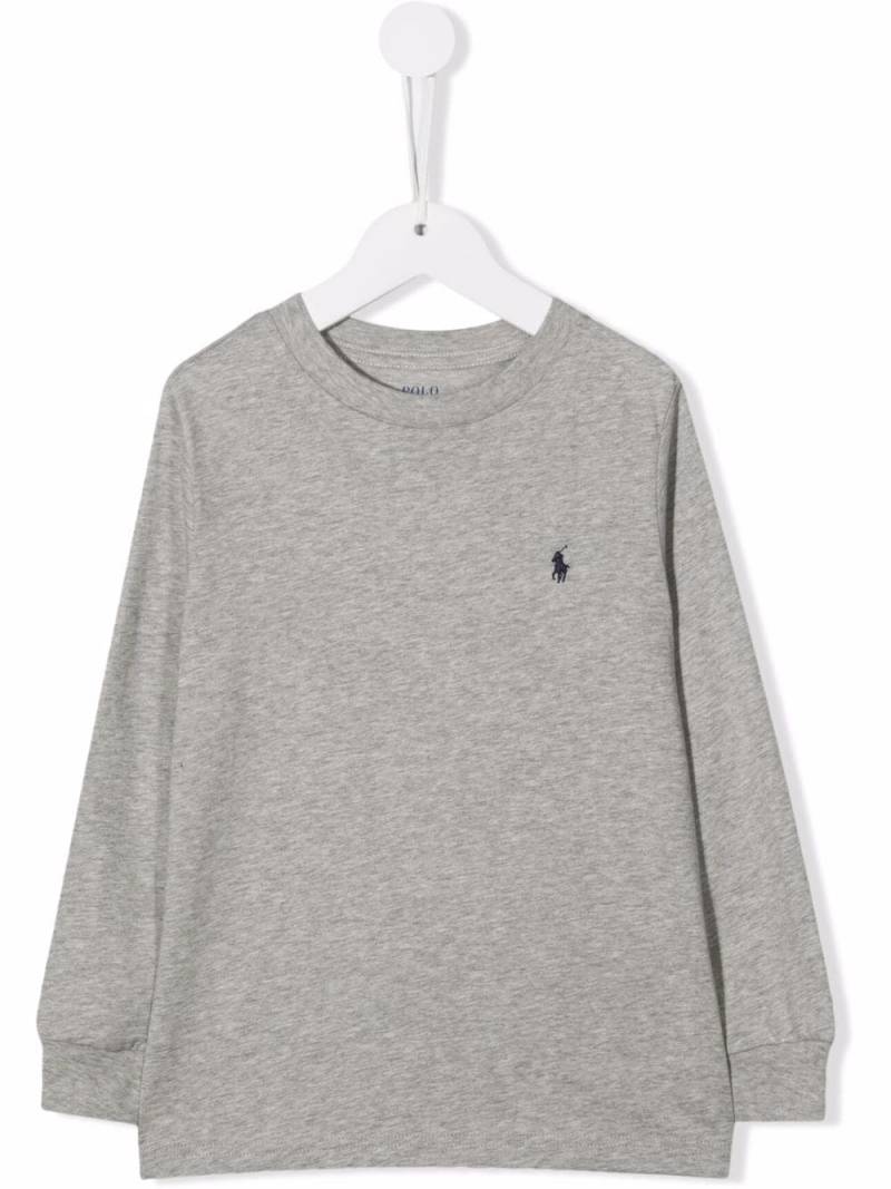 Ralph Lauren Kids round neck short-sleeved T-shirt - Grey von Ralph Lauren Kids