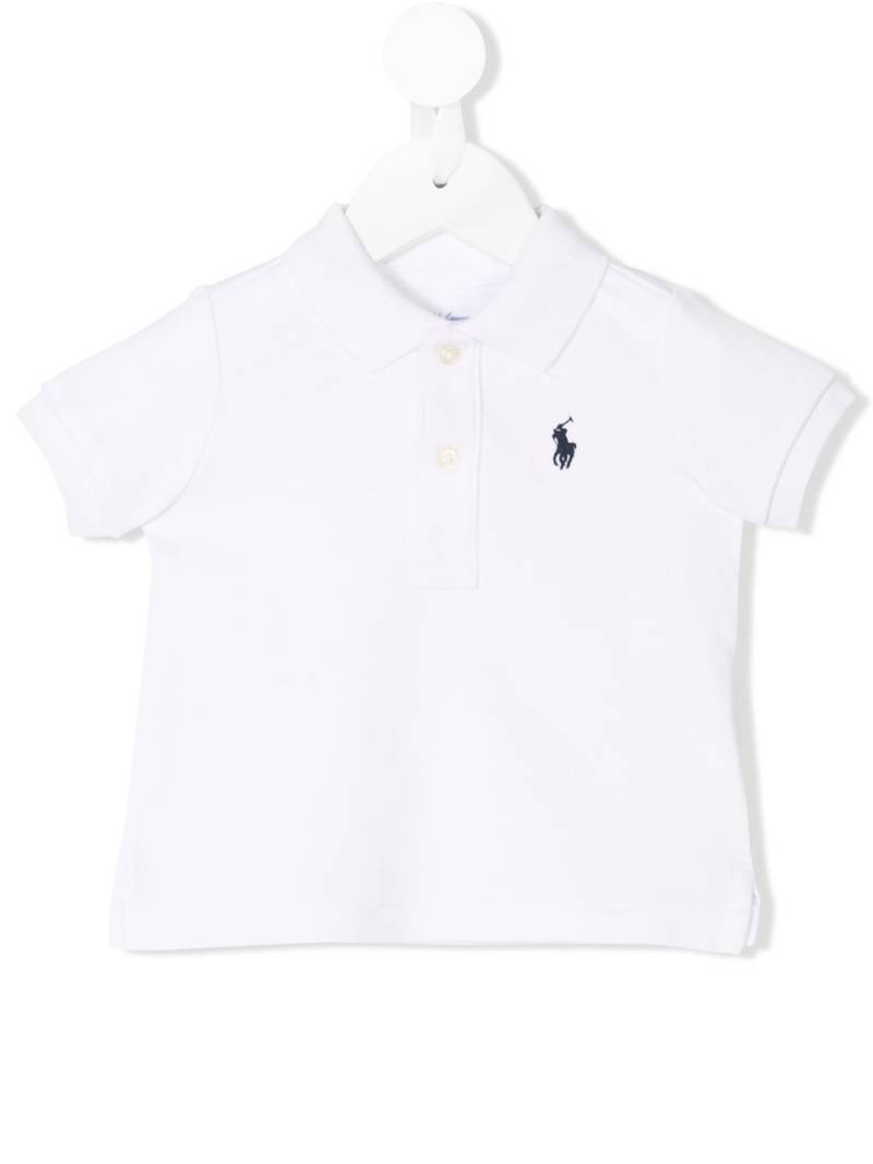 Ralph Lauren Kids short sleeve polo shirt - White von Ralph Lauren Kids