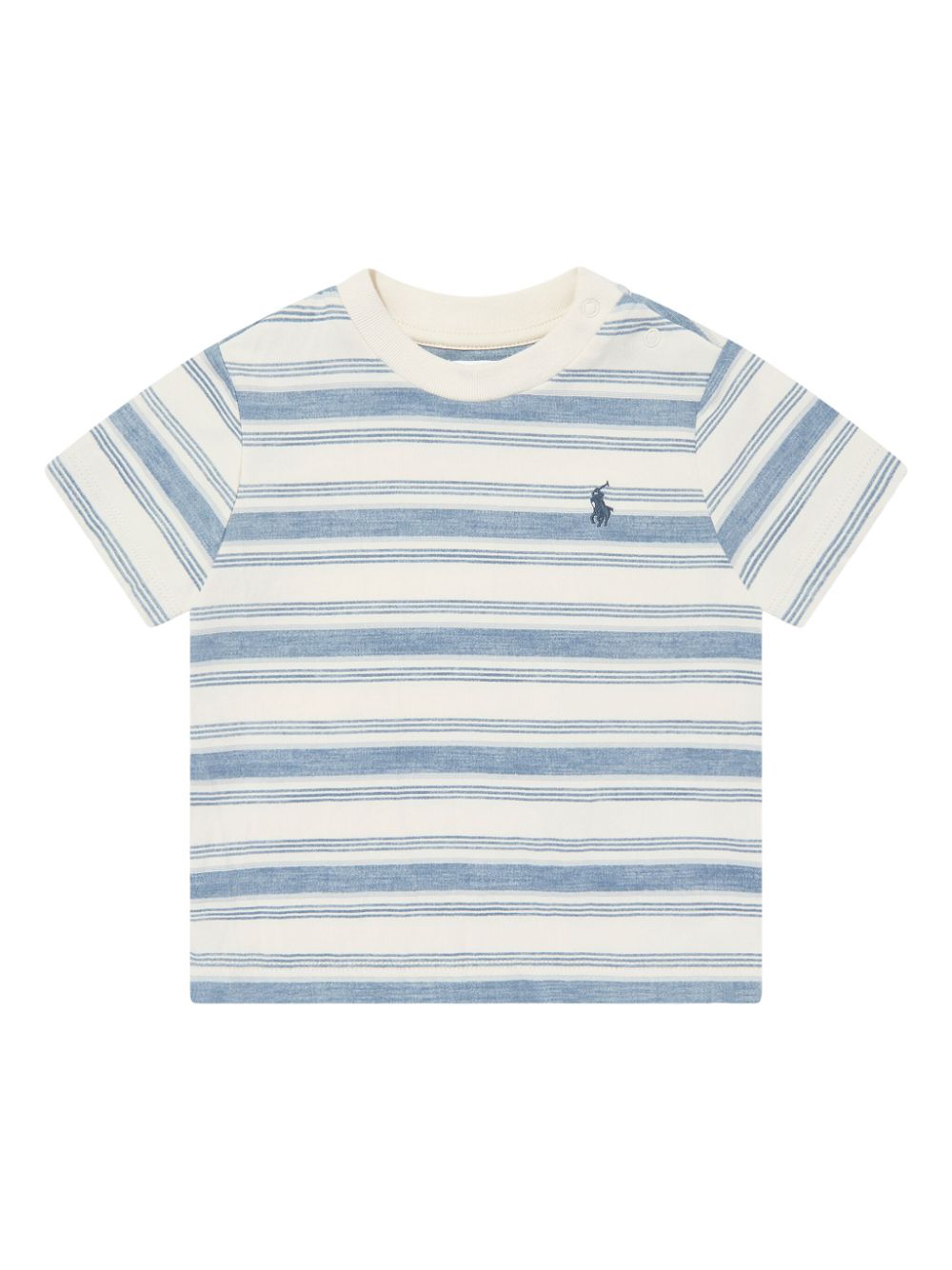 Ralph Lauren Kids stripe-print T-shirt - Blue von Ralph Lauren Kids