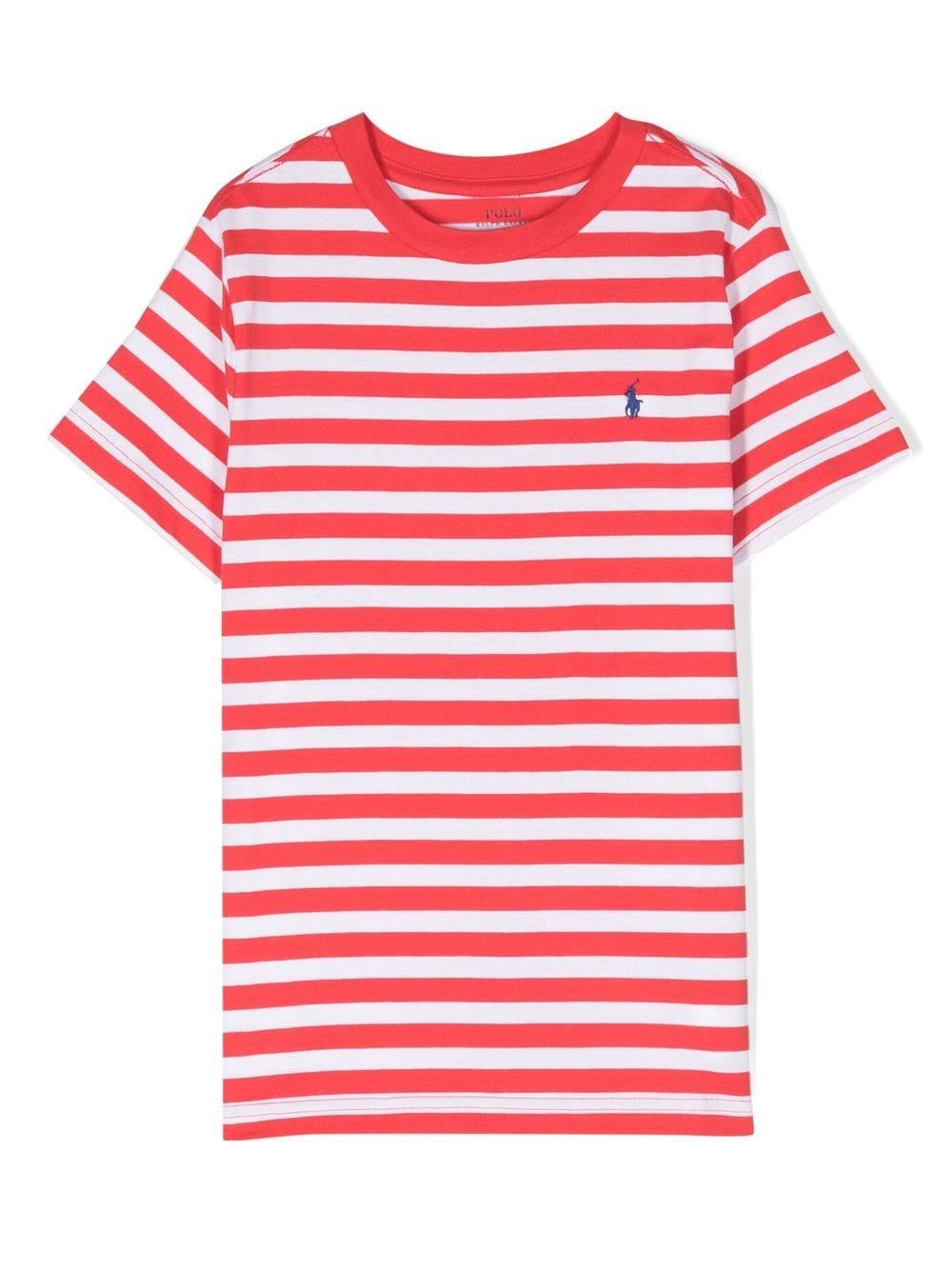 Ralph Lauren Kids striped Polo-Pony T-shirt - Red von Ralph Lauren Kids