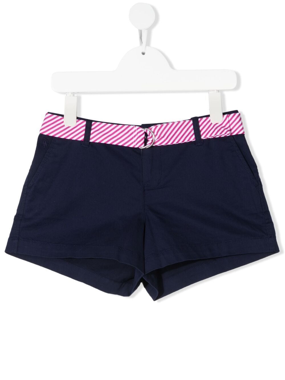 POLO RALPH LAUREN KIDS striped belt shorts - Blue von POLO RALPH LAUREN KIDS