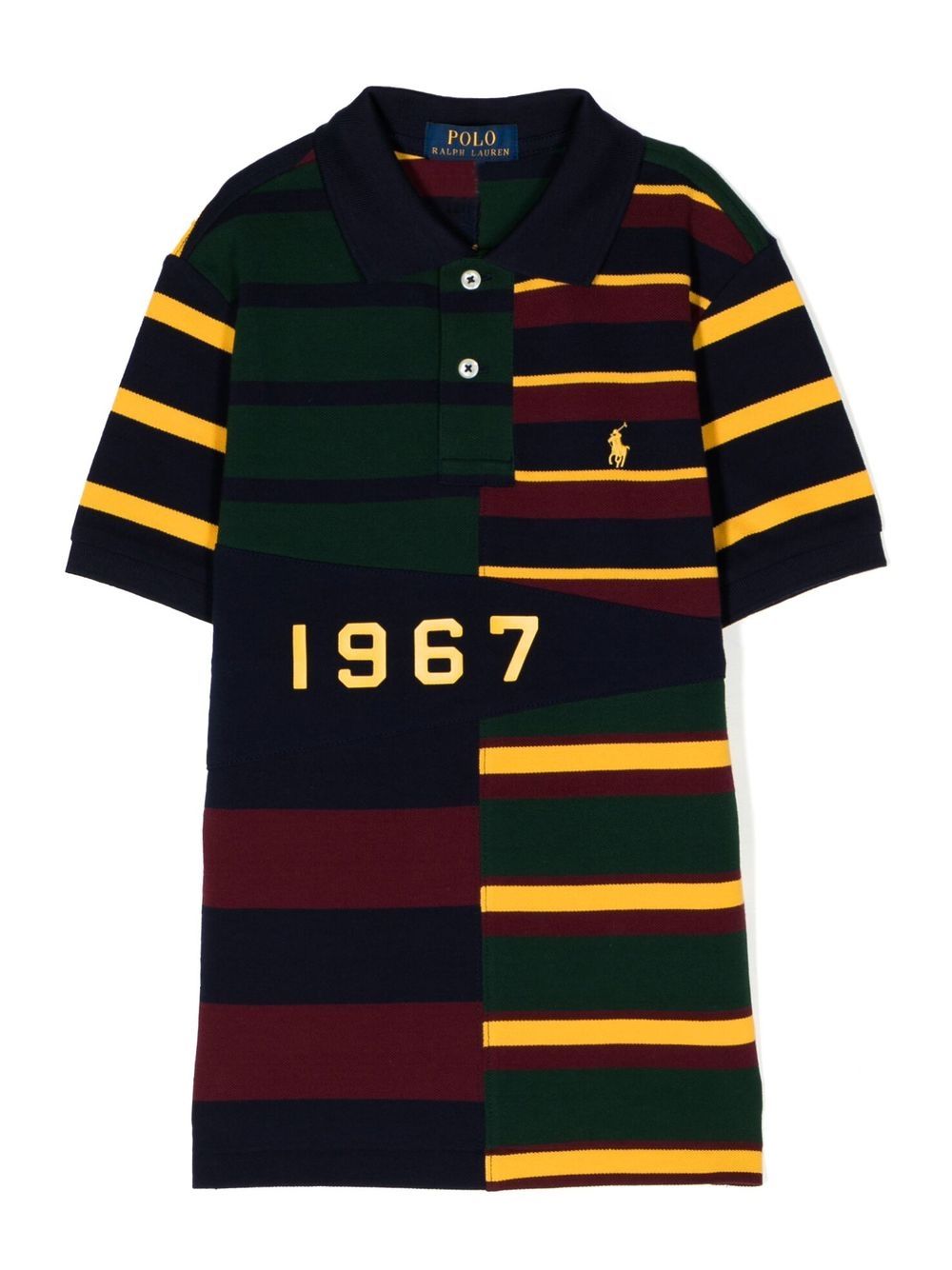 POLO RALPH LAUREN KIDS striped cotton polo shirt - Multicolour von POLO RALPH LAUREN KIDS