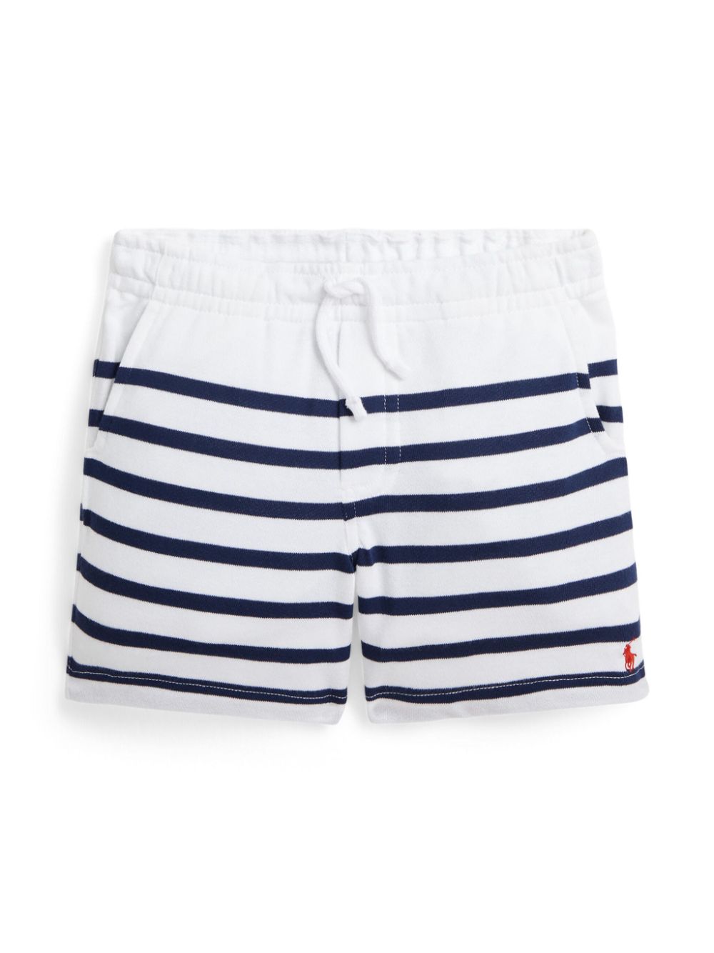 POLO RALPH LAUREN KIDS striped cotton shorts - White von POLO RALPH LAUREN KIDS