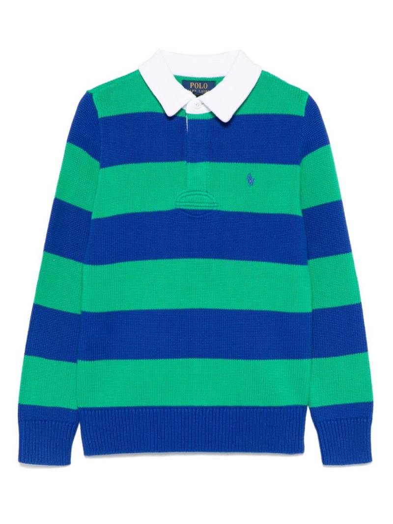 POLO RALPH LAUREN KIDS striped polo top - Green von POLO RALPH LAUREN KIDS