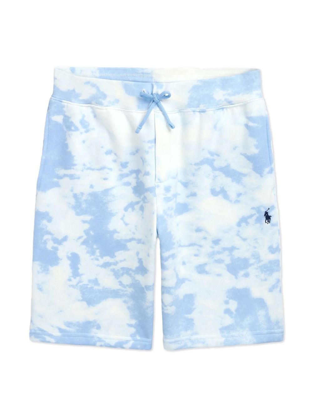 POLO RALPH LAUREN KIDS tie-dye print fleece shorts - Blue von POLO RALPH LAUREN KIDS