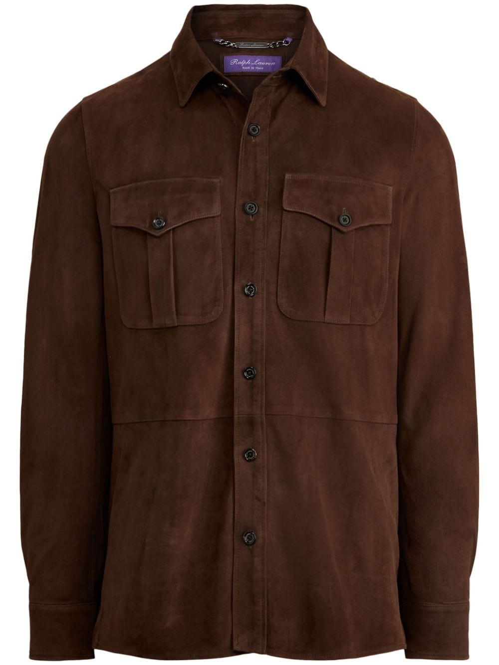 Ralph Lauren Purple Label Barron suede shirt jacket - Brown von Ralph Lauren Purple Label