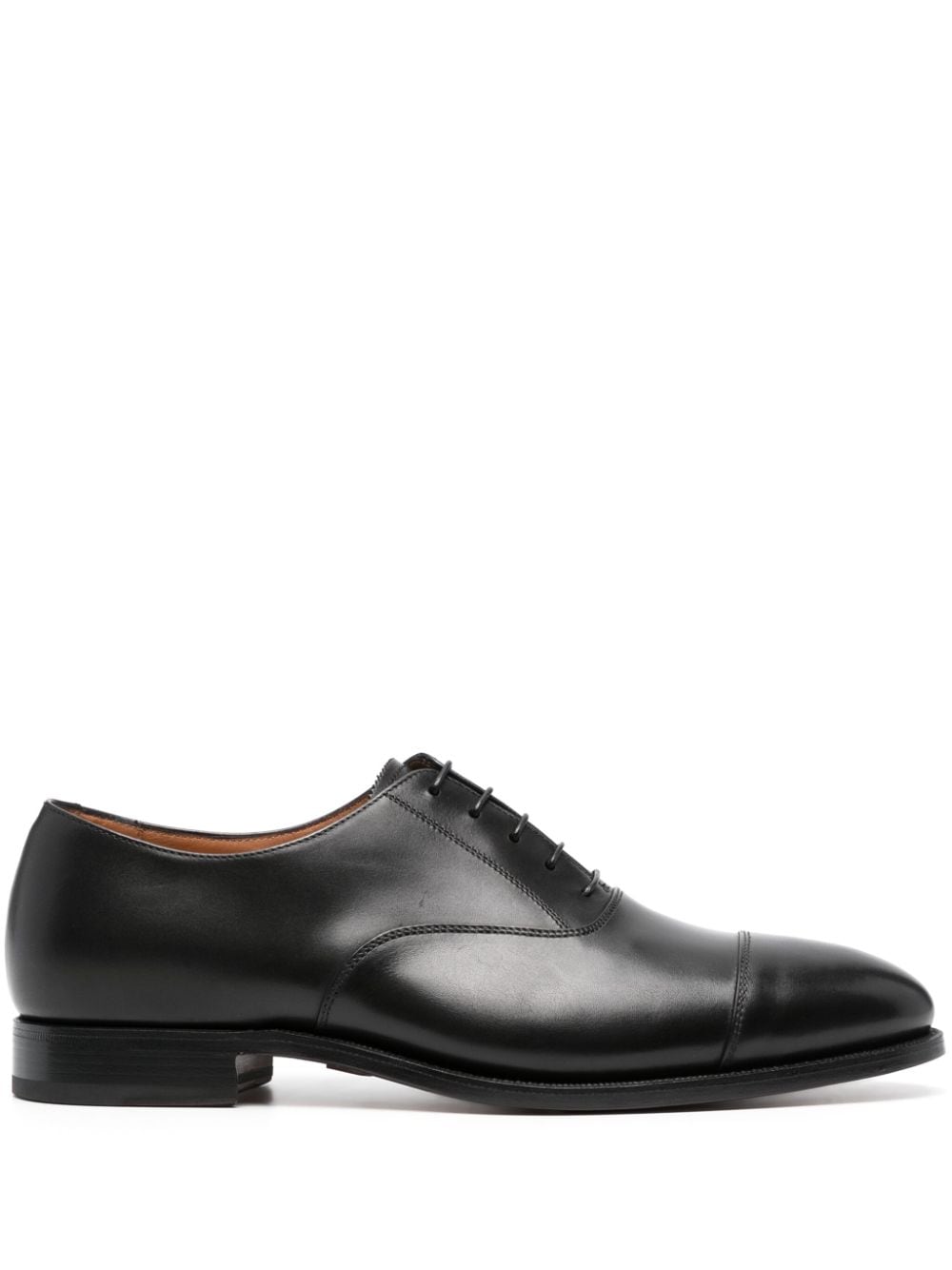 Ralph Lauren Purple Label Daxton leather Oxford shoes - Black von Ralph Lauren Purple Label