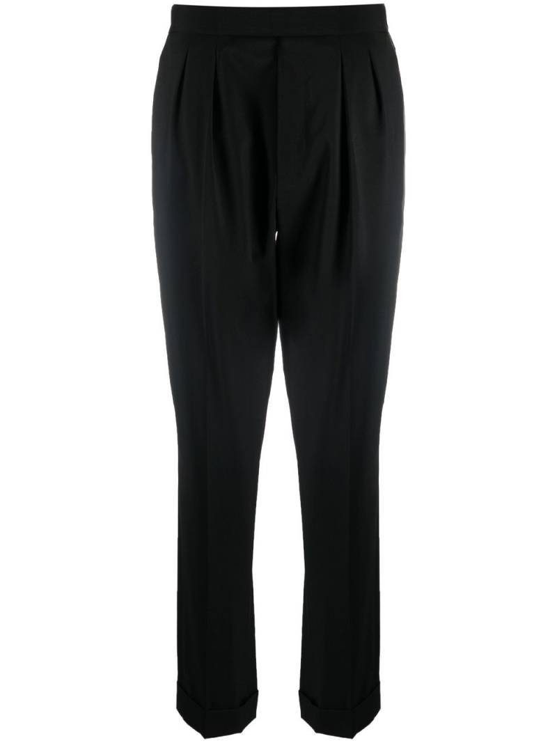 Ralph Lauren Collection Seina pleat-detail trousers - Black von Ralph Lauren Collection