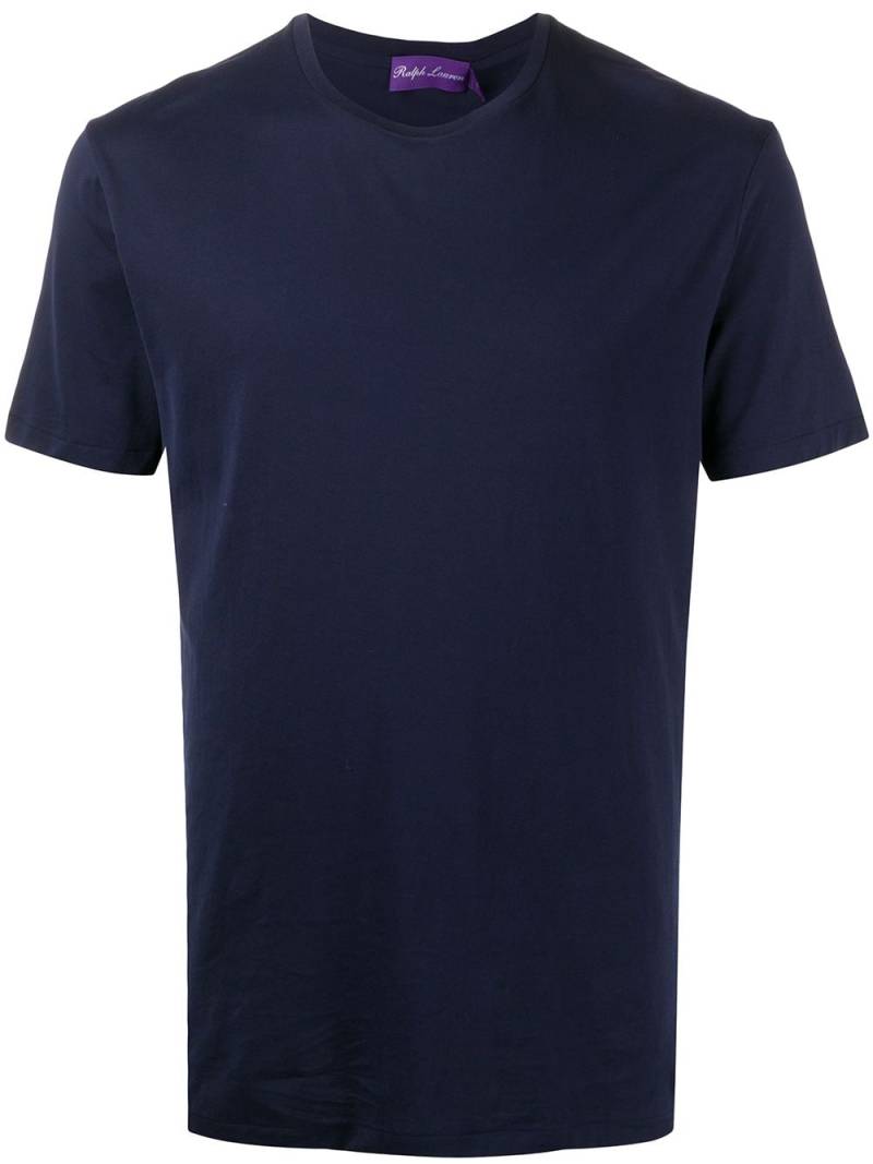 Ralph Lauren Purple Label basic cotton t-shirt - Blue von Ralph Lauren Purple Label