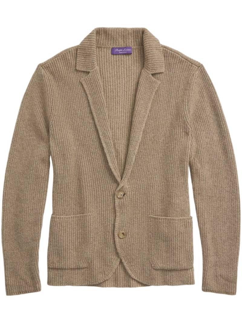 Ralph Lauren Purple Label cashmere-blend blazer cardigan - Neutrals von Ralph Lauren Purple Label