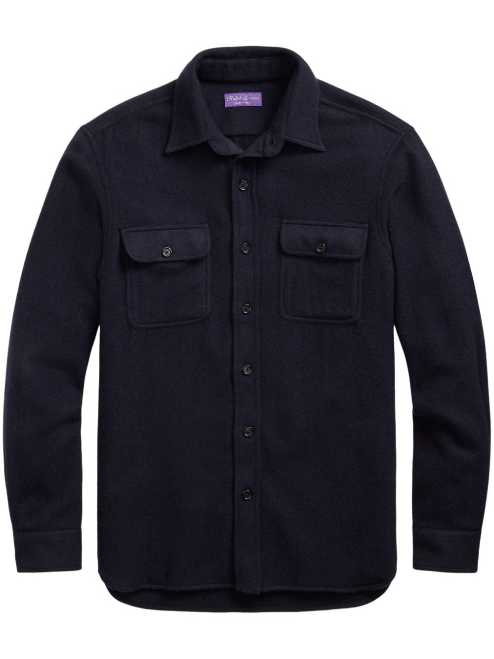 Ralph Lauren Purple Label cashmere overshirt - Blue von Ralph Lauren Purple Label