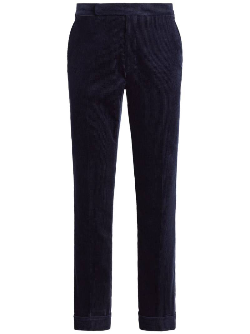 Ralph Lauren Purple Label corduroy trousers - Blue von Ralph Lauren Purple Label