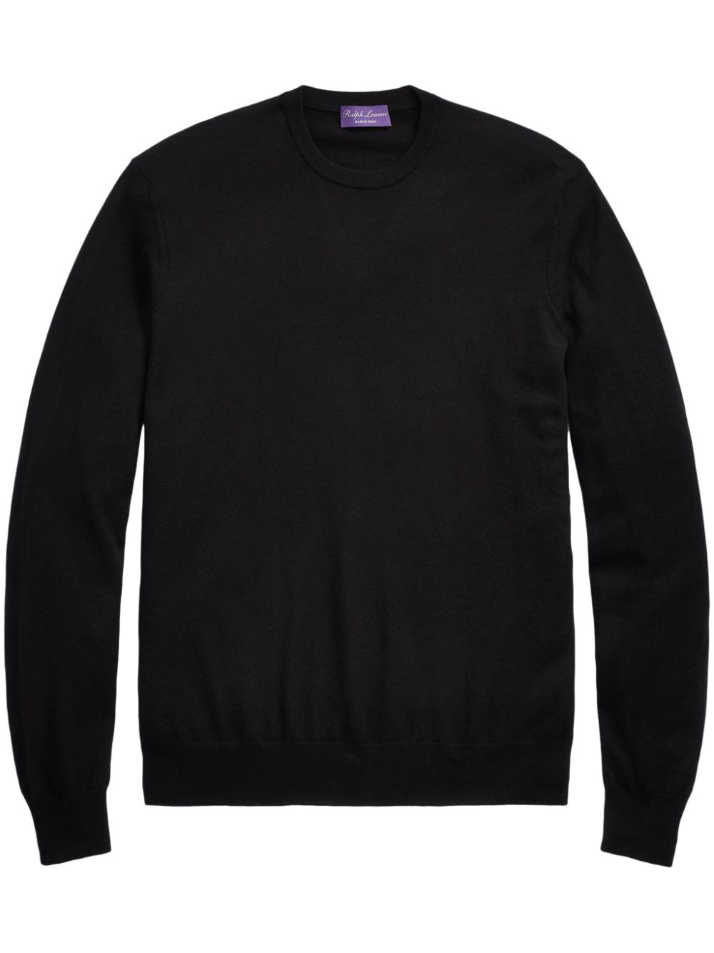 Ralph Lauren Purple Label jersey-knit cashmere pullover - Black von Ralph Lauren Purple Label