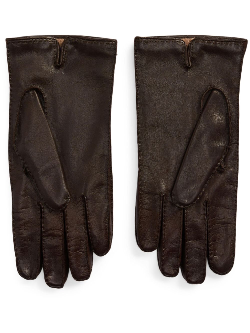 Ralph Lauren Purple Label leather gloves - Brown von Ralph Lauren Purple Label