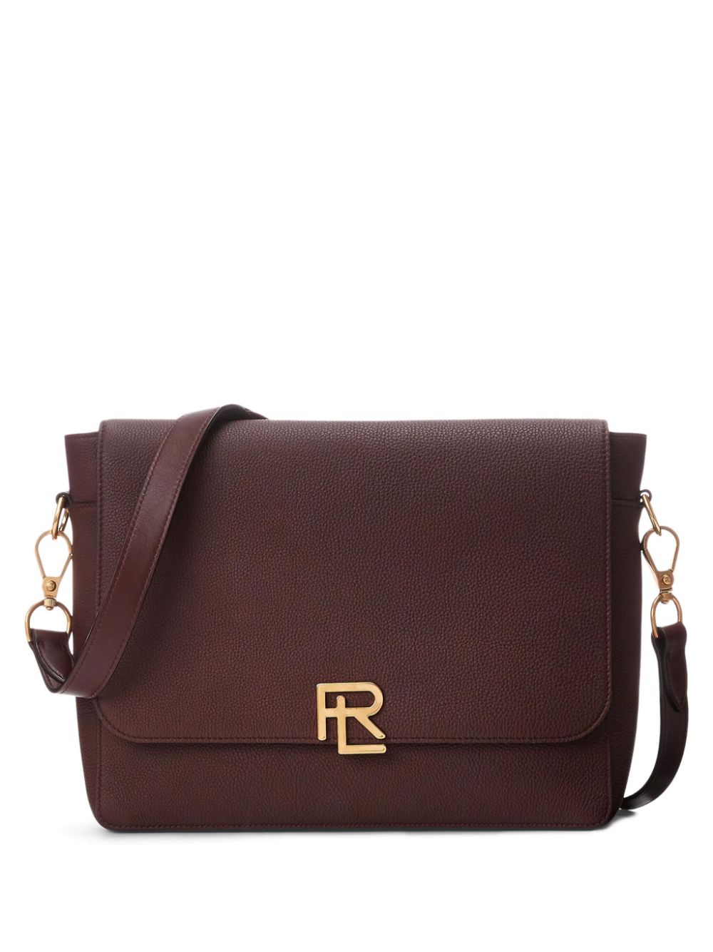 Ralph Lauren Purple Label medium leather briefcase - Brown von Ralph Lauren Purple Label