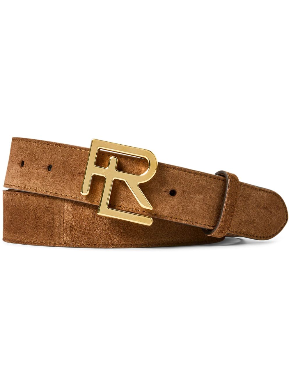 Ralph Lauren Purple Label medium suede belt - Brown von Ralph Lauren Purple Label