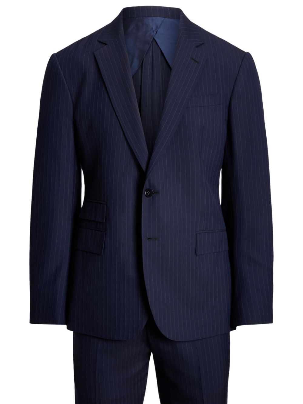 Ralph Lauren Purple Label pinstripe single-breasted suit - Blue von Ralph Lauren Purple Label