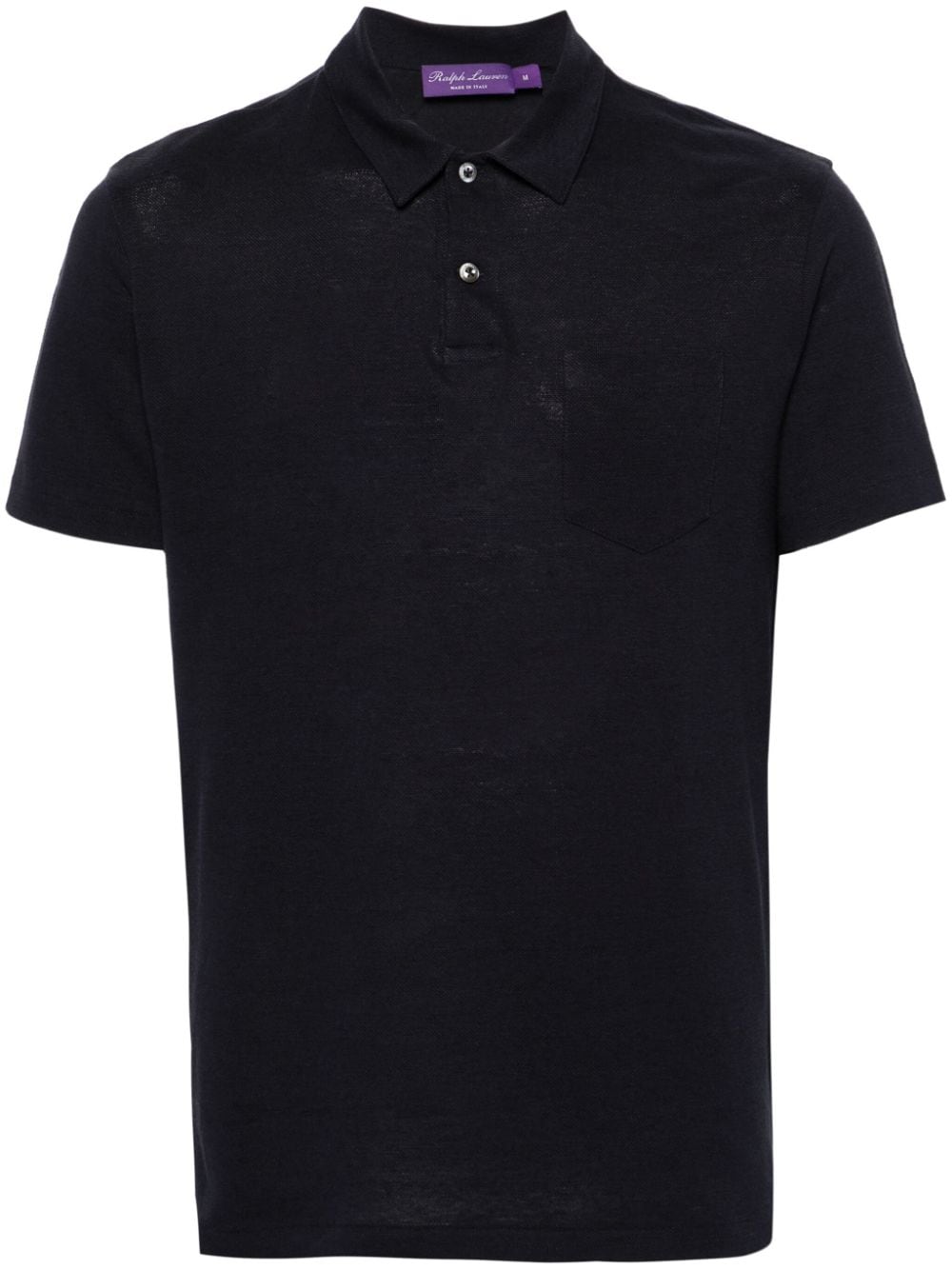 Ralph Lauren Purple Label piqué-weave polo shirt - Blue von Ralph Lauren Purple Label