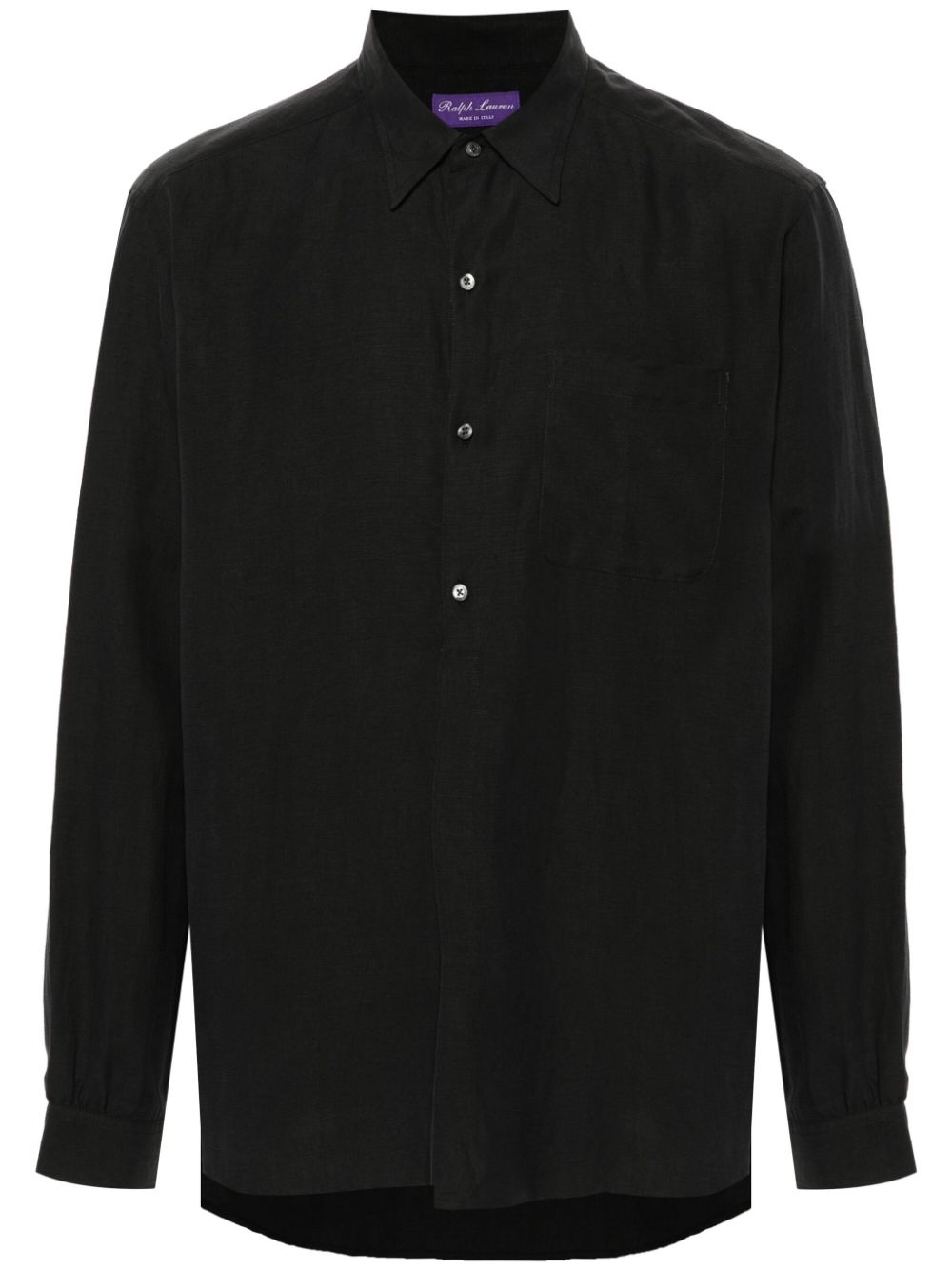 Ralph Lauren Purple Label pointed-collar shirt - Black von Ralph Lauren Purple Label