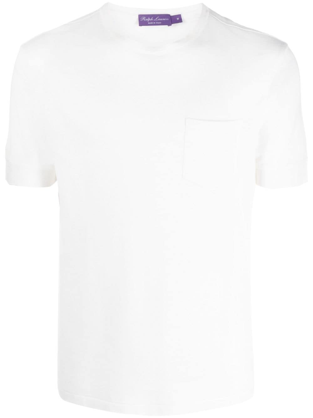 Ralph Lauren Purple Label round-neck short-sleeve T-shirt - White von Ralph Lauren Purple Label