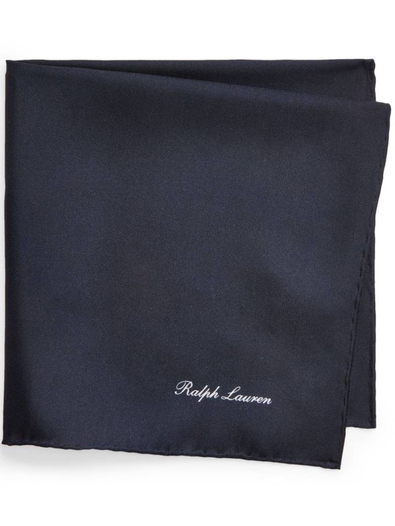 Ralph Lauren Purple Label silk pocket square - Blue von Ralph Lauren Purple Label