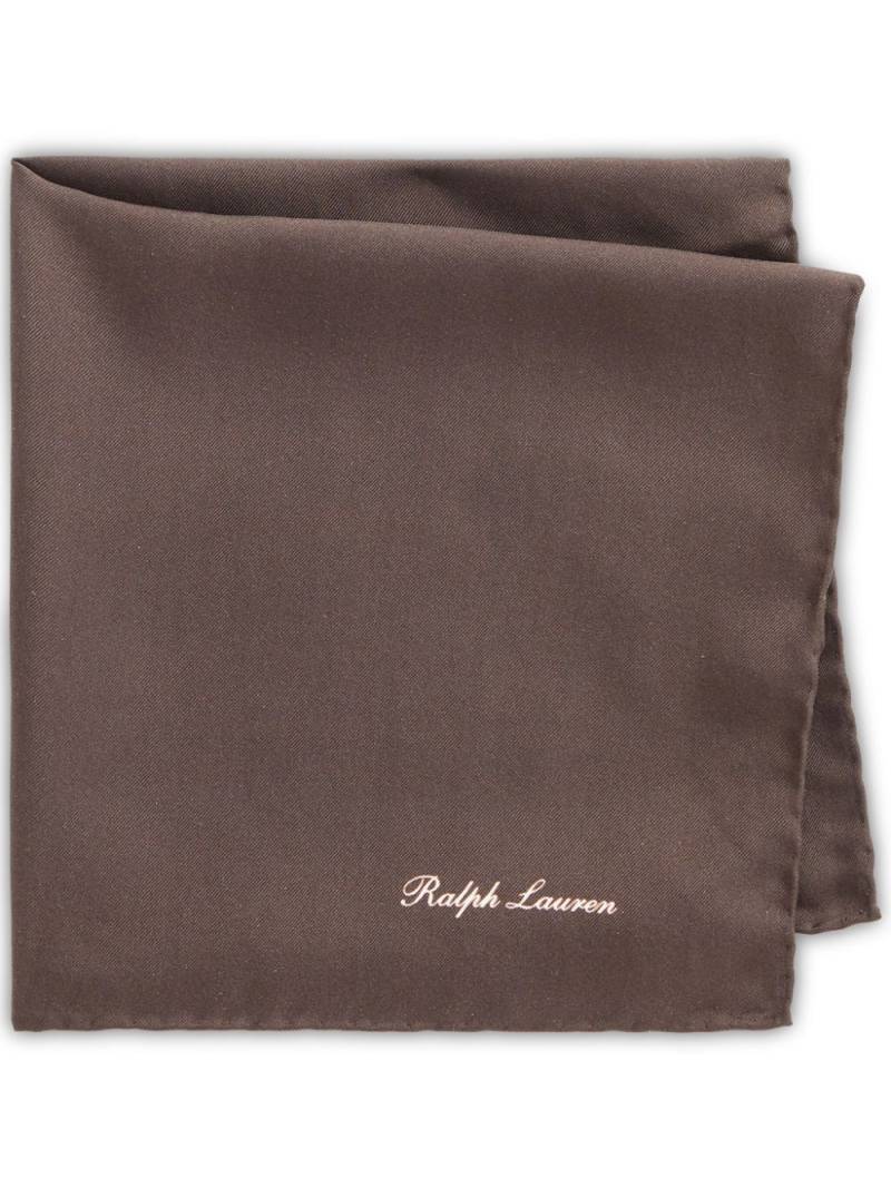 Ralph Lauren Purple Label silk pocket square - Brown von Ralph Lauren Purple Label