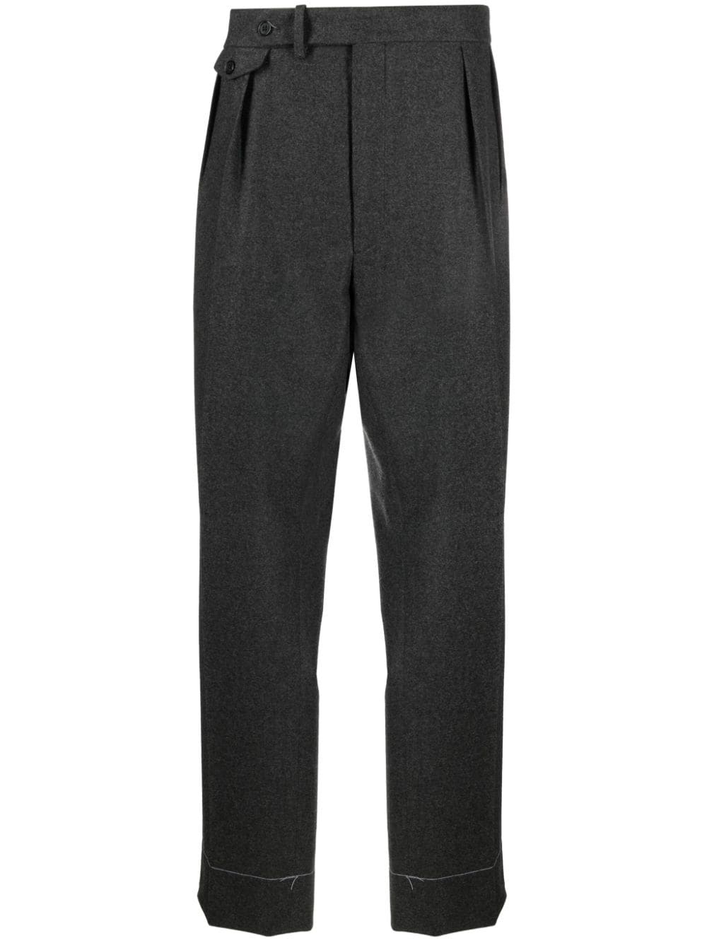 Ralph Lauren Purple Label straight-leg tailored trousers - Grey von Ralph Lauren Purple Label