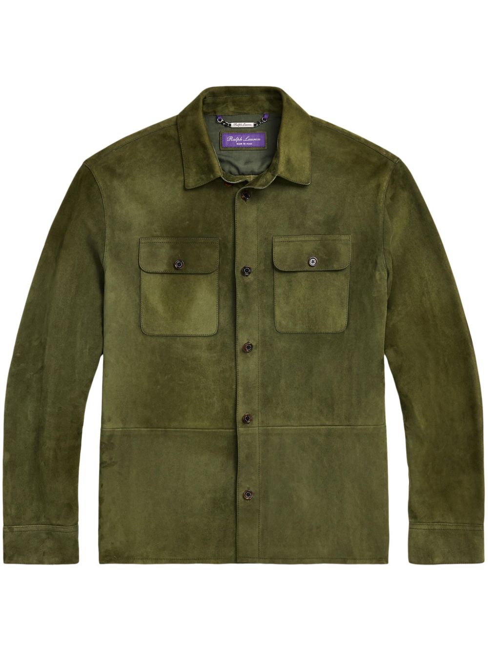 Ralph Lauren Purple Label suede shirt jacket - Green von Ralph Lauren Purple Label