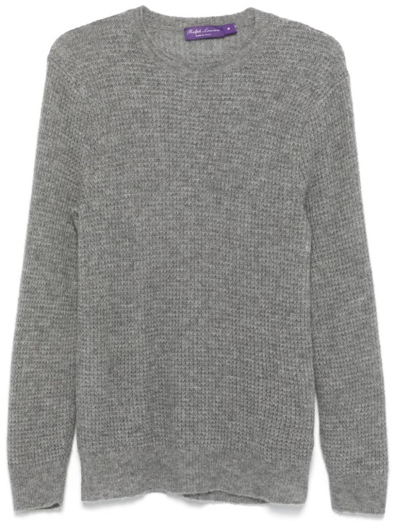 Ralph Lauren Purple Label waffle-knit sweater - Grey von Ralph Lauren Purple Label