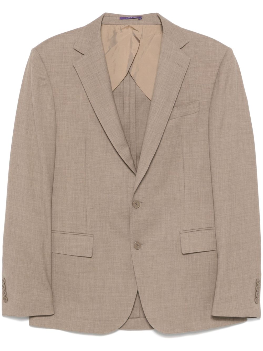 Ralph Lauren Purple Label wool blazer - Neutrals von Ralph Lauren Purple Label