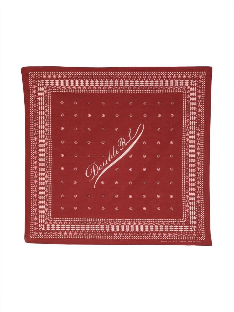 Ralph Lauren RRL Benson geometric print bandana - Red von Ralph Lauren RRL