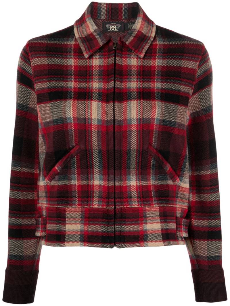 Ralph Lauren RRL Berry plaid-check jacket - Red von Ralph Lauren RRL