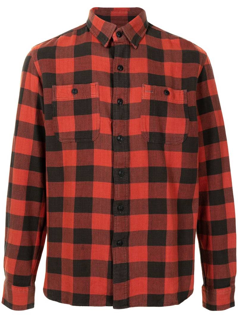 Ralph Lauren RRL Farrell check-print shirt - Red von Ralph Lauren RRL