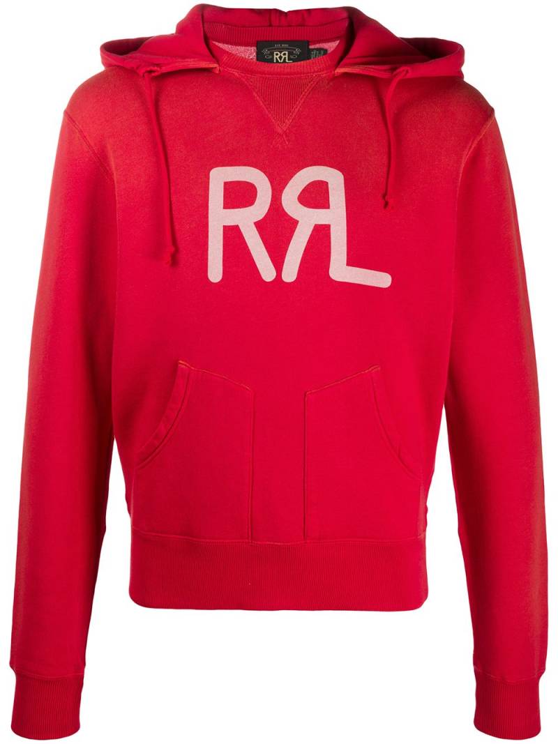 Ralph Lauren RRL PO HOOD-LONG SLEEVE-KNIT - Red von Ralph Lauren RRL