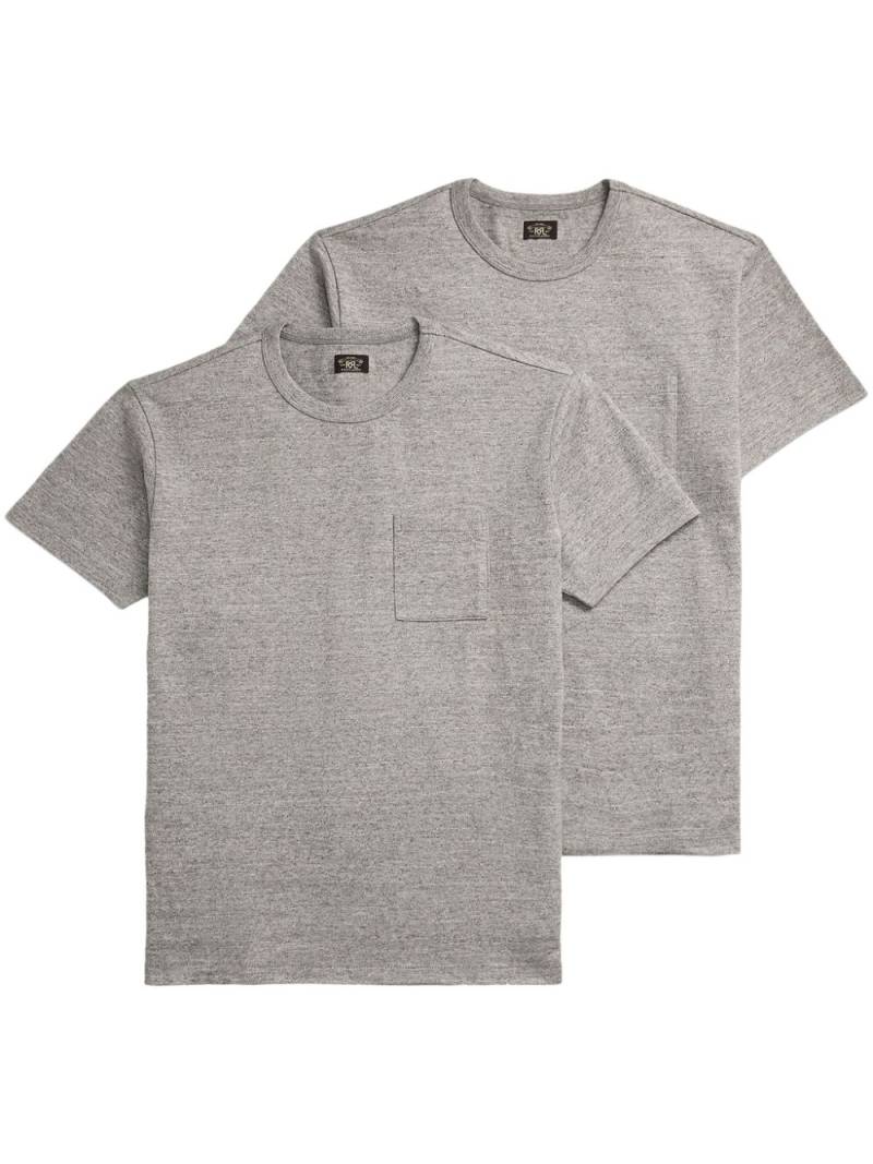 Ralph Lauren RRL cotton T-shirts (pack of two) - Grey von Ralph Lauren RRL