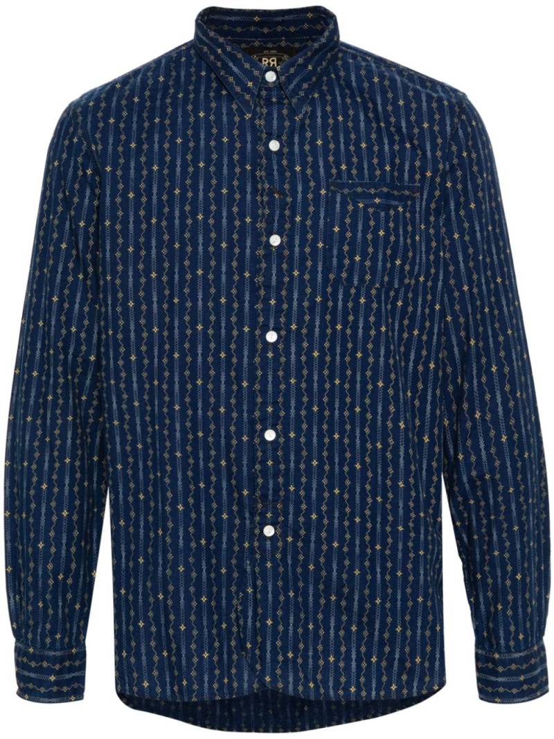 Ralph Lauren RRL cotton twill shirt - Blue von Ralph Lauren RRL