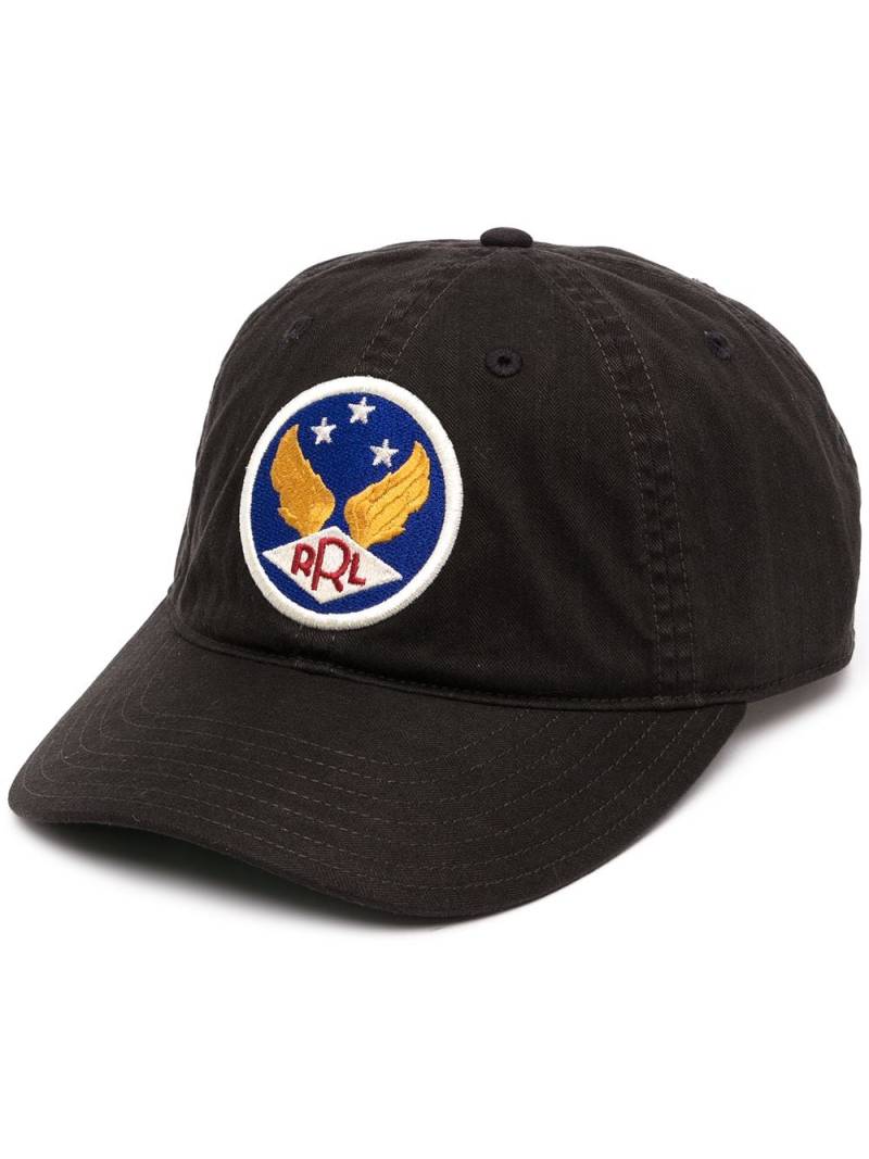 Ralph Lauren RRL logo patch cap - Black von Ralph Lauren RRL