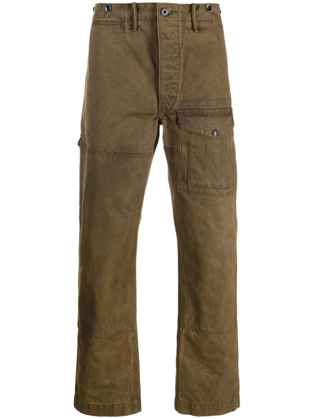 Ralph Lauren RRL logo-patch cotton cargo trousers - Green von Ralph Lauren RRL