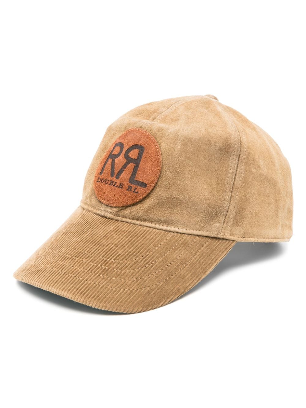 Ralph Lauren RRL logo-patch suede baseball cap - Neutrals von Ralph Lauren RRL