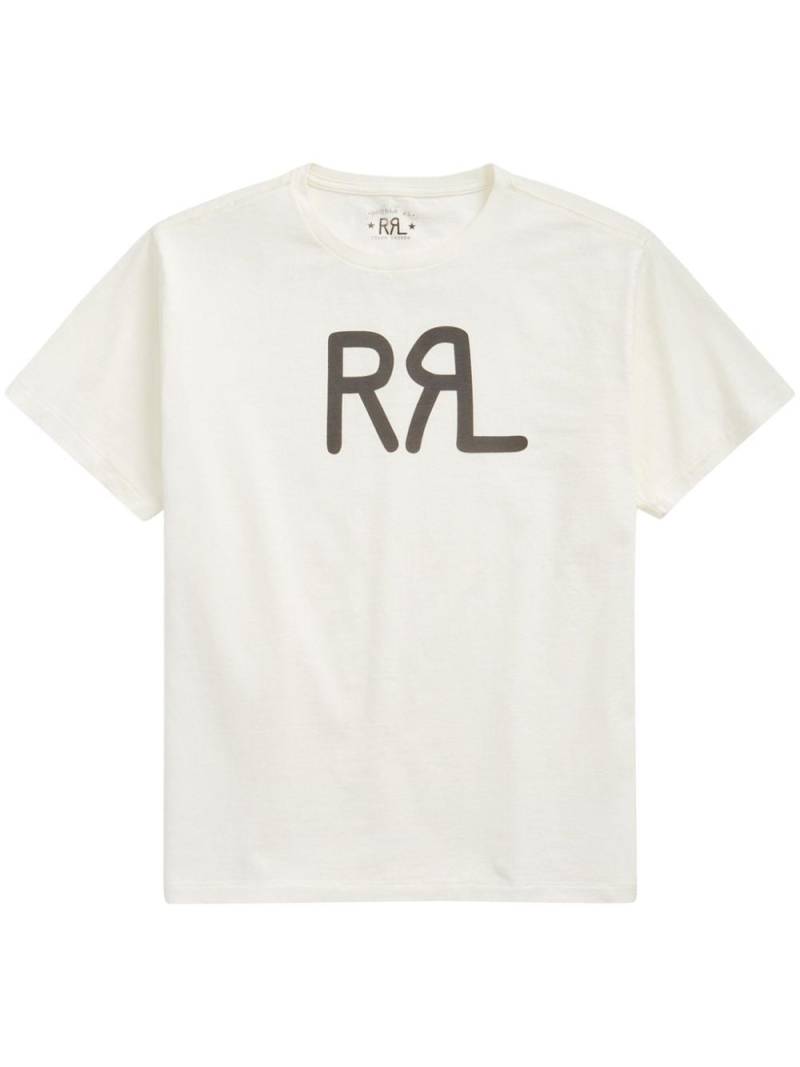 Ralph Lauren RRL logo-print cotton T-shirt - White von Ralph Lauren RRL