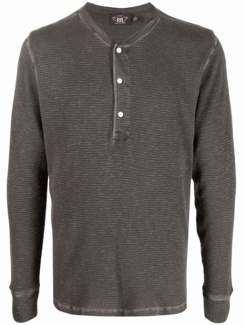 Ralph Lauren RRL long-sleeve fitted top - Grey von Ralph Lauren RRL