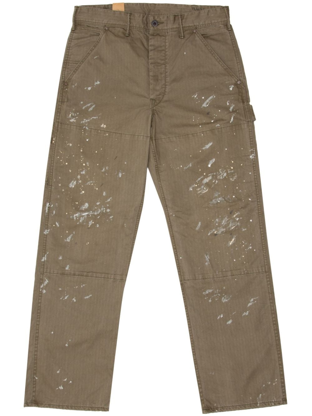 Ralph Lauren RRL paint-splatter carpenter trousers - Green von Ralph Lauren RRL