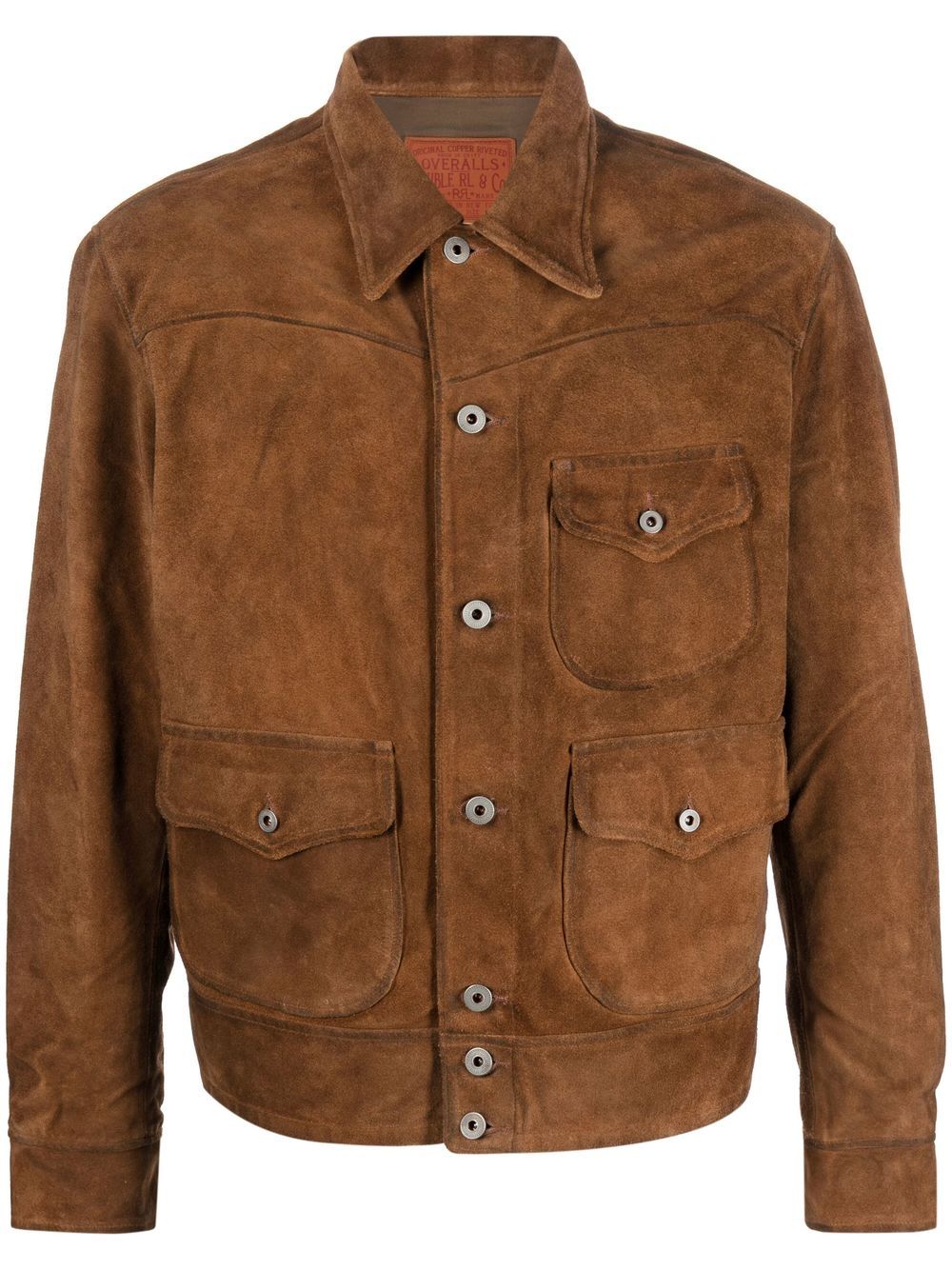 Ralph Lauren RRL suede shirt jacket - Brown von Ralph Lauren RRL