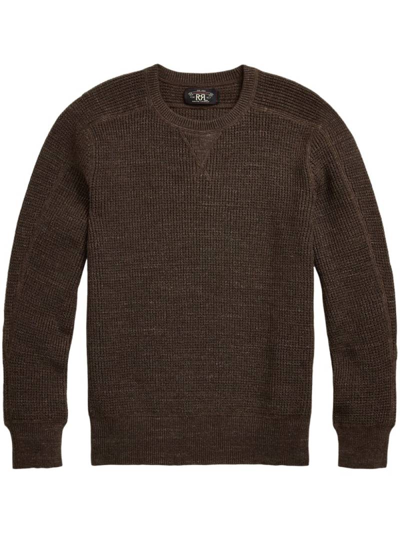 Ralph Lauren RRL waffle-knit jumper - Green von Ralph Lauren RRL