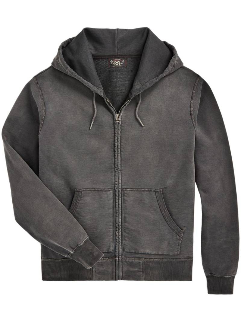 Ralph Lauren RRL zipped drawstring hoodie - Black von Ralph Lauren RRL