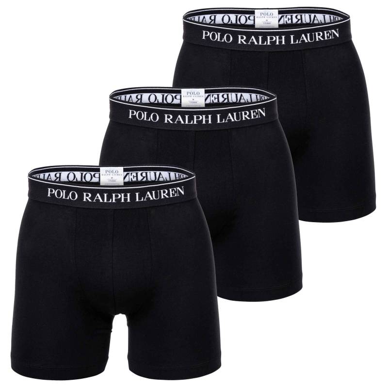 Boxershort Figurbetont-boxer Brief - 3 Pack Herren Schwarz M von Ralph Lauren