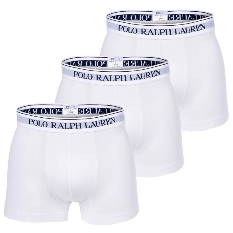 Boxershort Figurbetont-classic-3 Pack-trunk Herren Weiss XL von Ralph Lauren