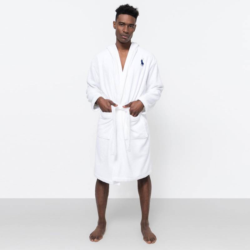 Bademantel, Unisex Damen Weiss XXL von Ralph Lauren