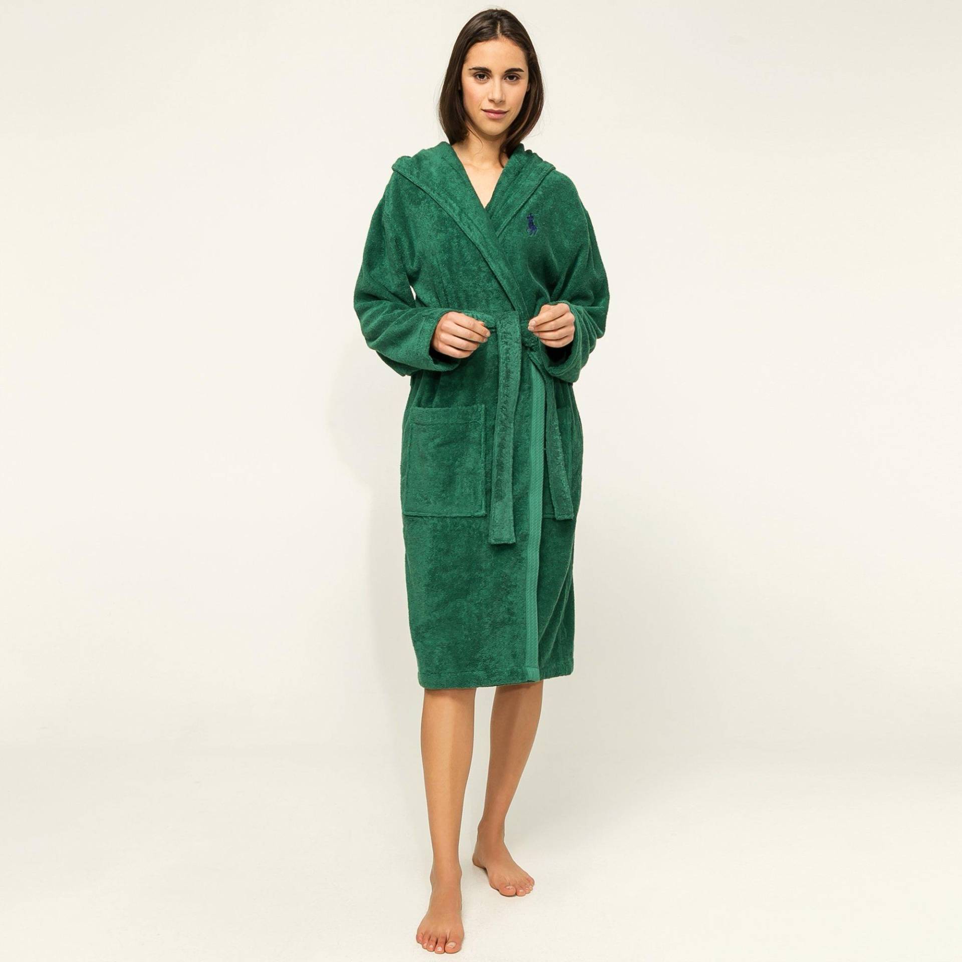 Bademantel, Unisex Damen Grün XXL von Ralph Lauren