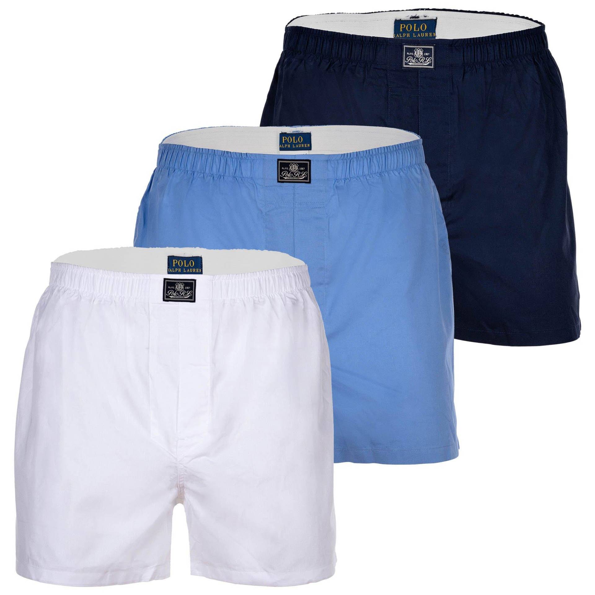 Web-boxershorts Bequem Sitzend-open Boxer-3-pack-boxer Herren Multicolor XXL von Ralph Lauren